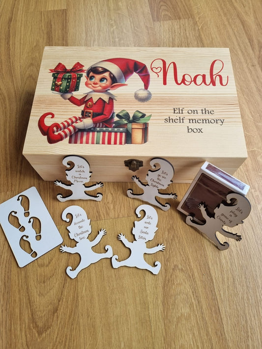 Elf on the shelf memory box