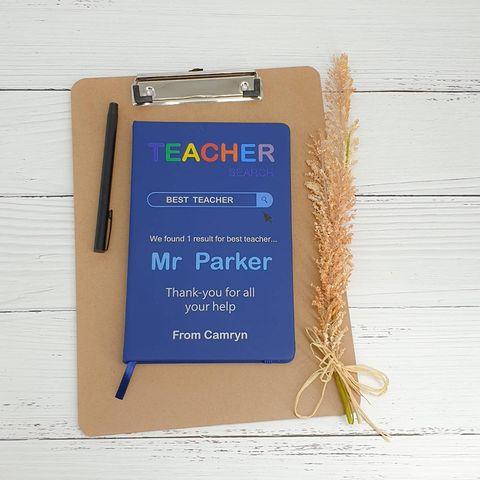 Teacher's Journal Blue