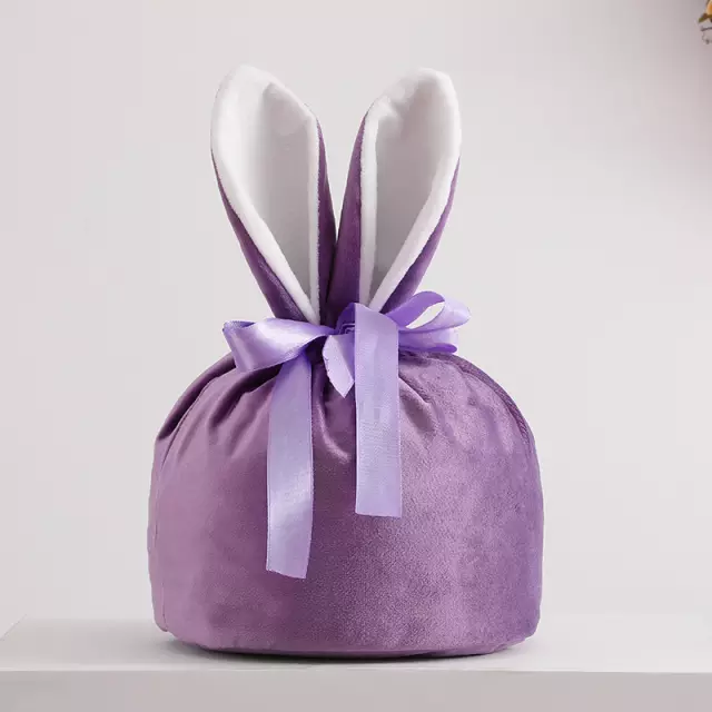 MASSIVE 15% OFF - Personalised Velvet Easter Bunny Bags