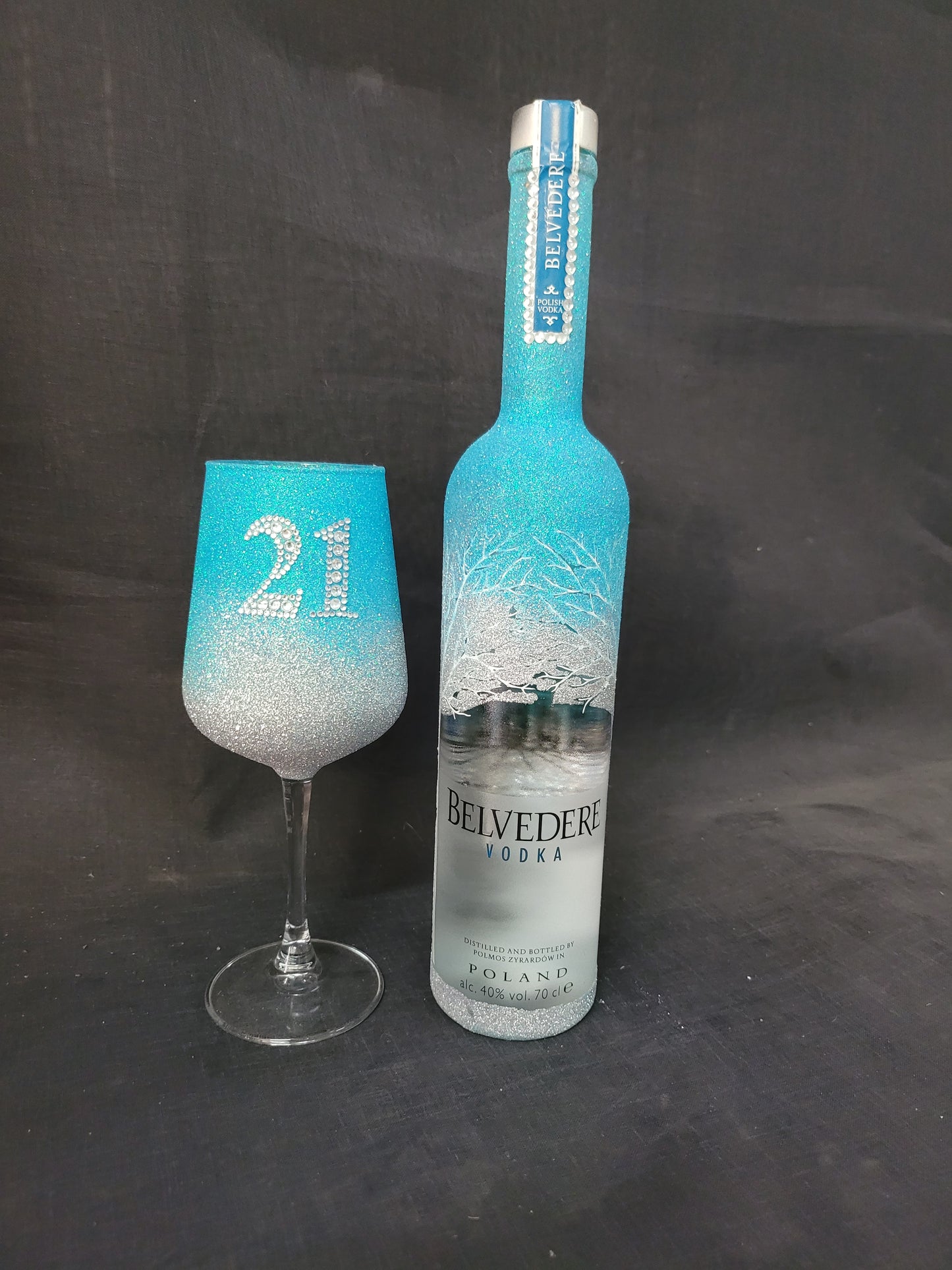 Belvedere Vodka & Personalised glass