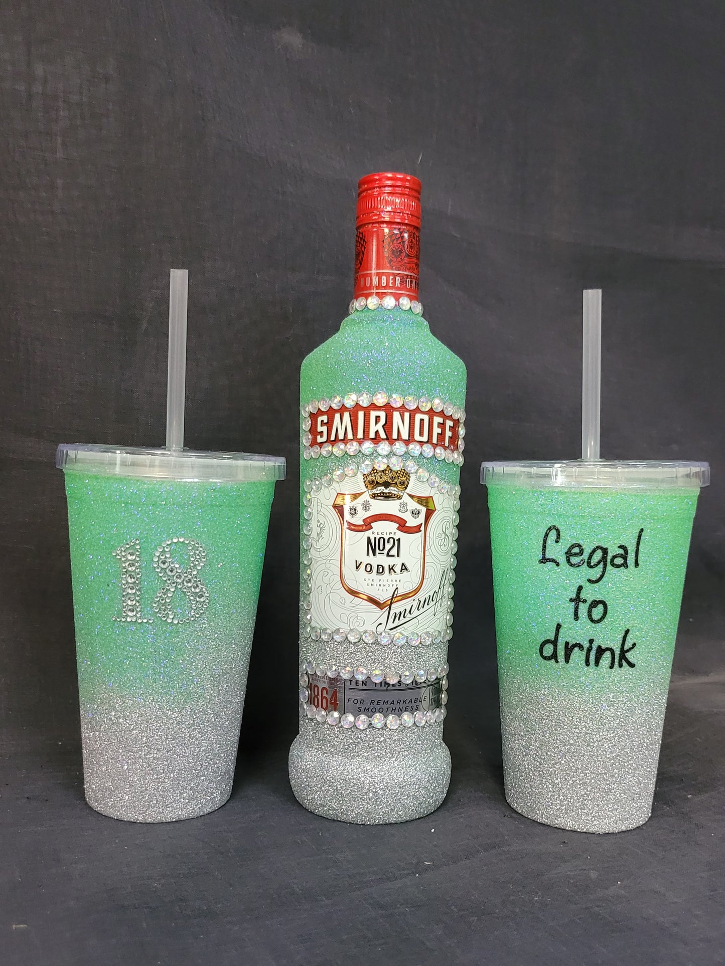 Smirnoff And 2x sippy cups please add details for cups in notes