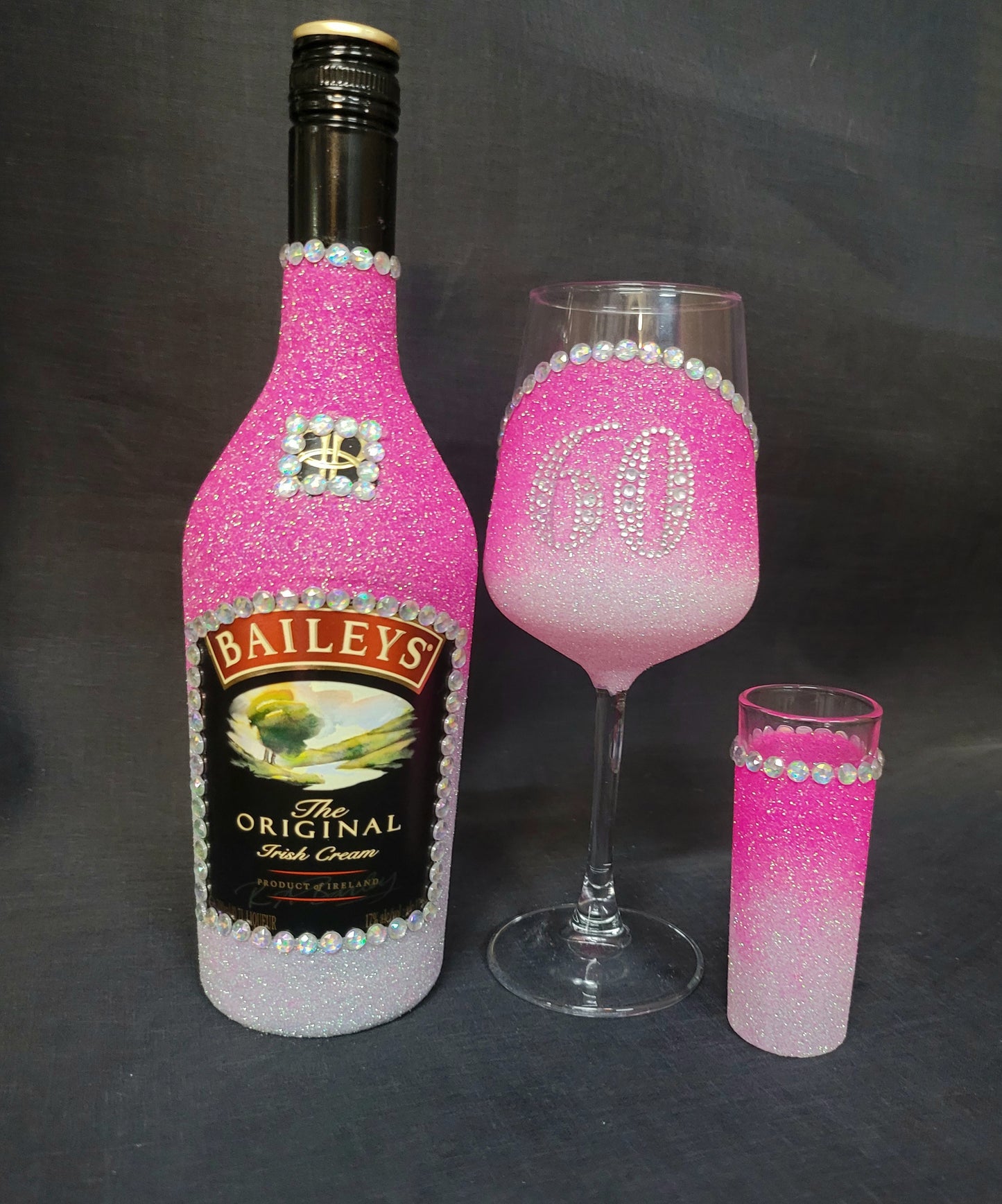 Baileys - Wine glass and Shot Glass