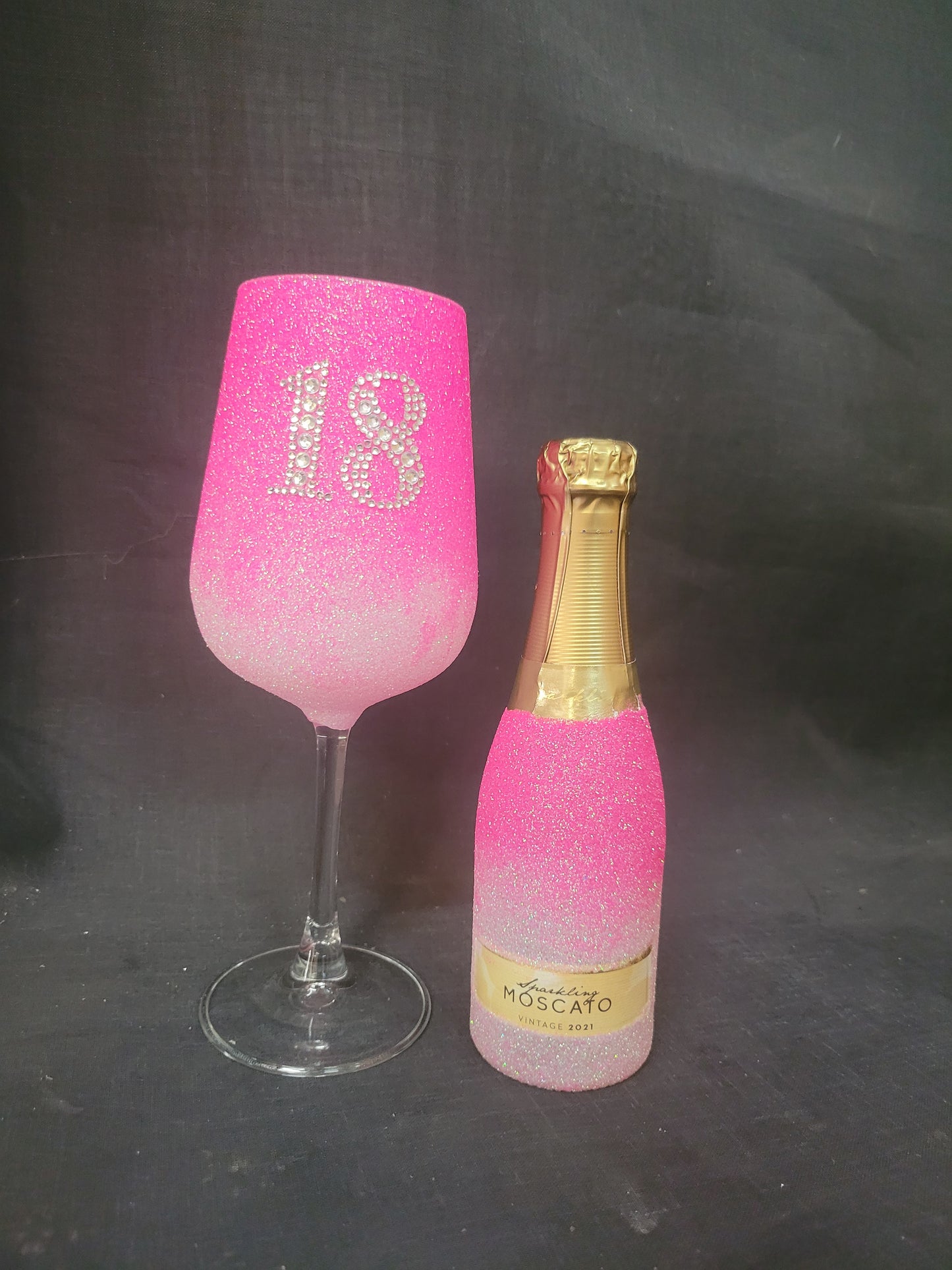 Personalised Glass with mini Moscato
