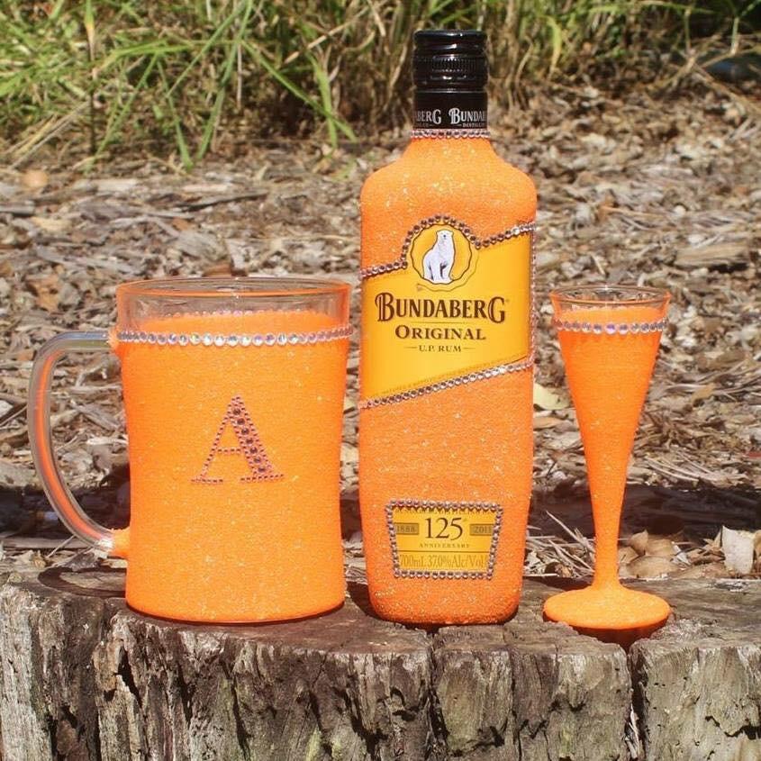 Bundaberg Rum, Beer mug and shot glass set