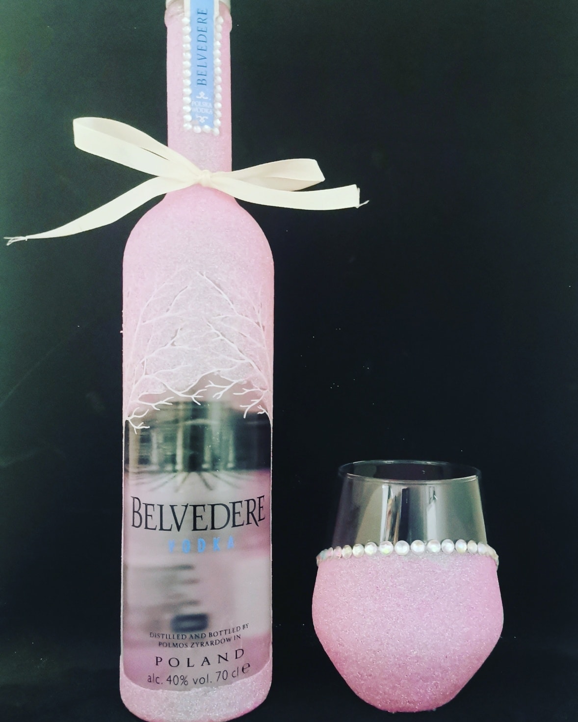 Belvedere Vodka & Personalised glass