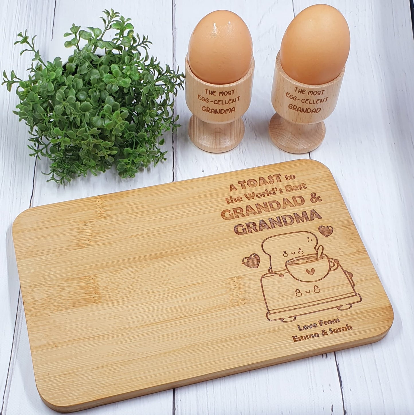 MASSIVE 15% OFF - Dippy Egg Board and cups