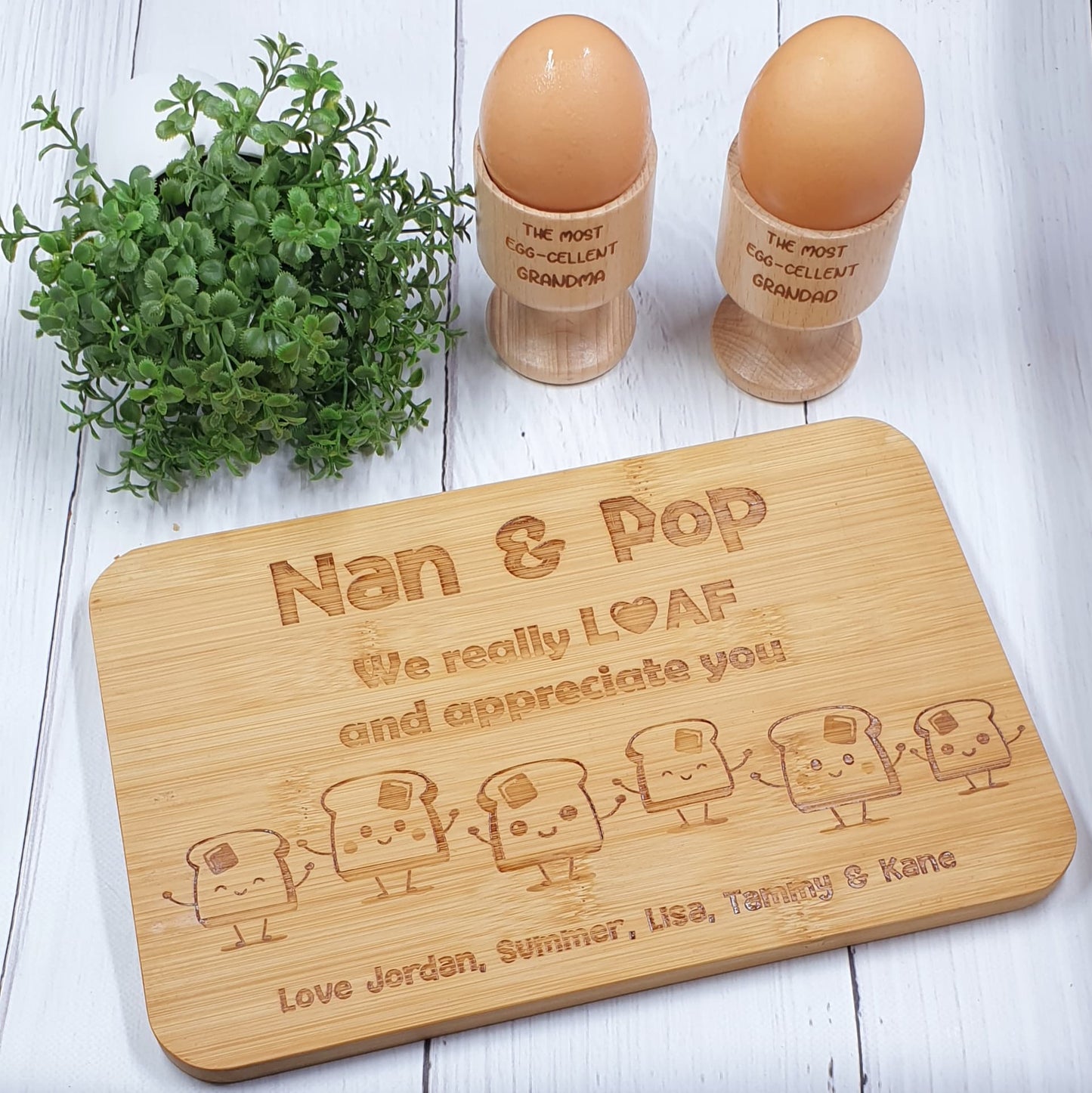 MASSIVE 15% OFF - Dippy Egg Board and cups