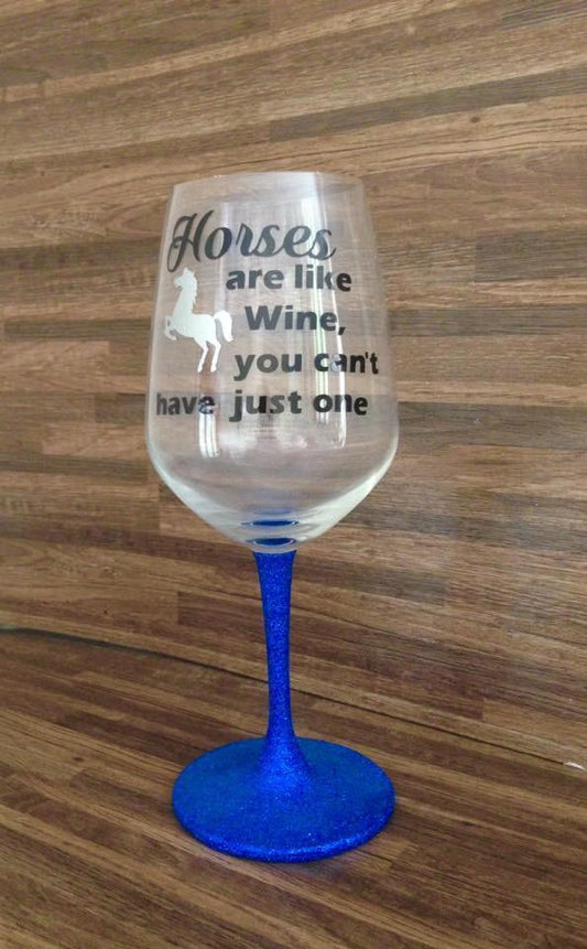 Horses are like wine