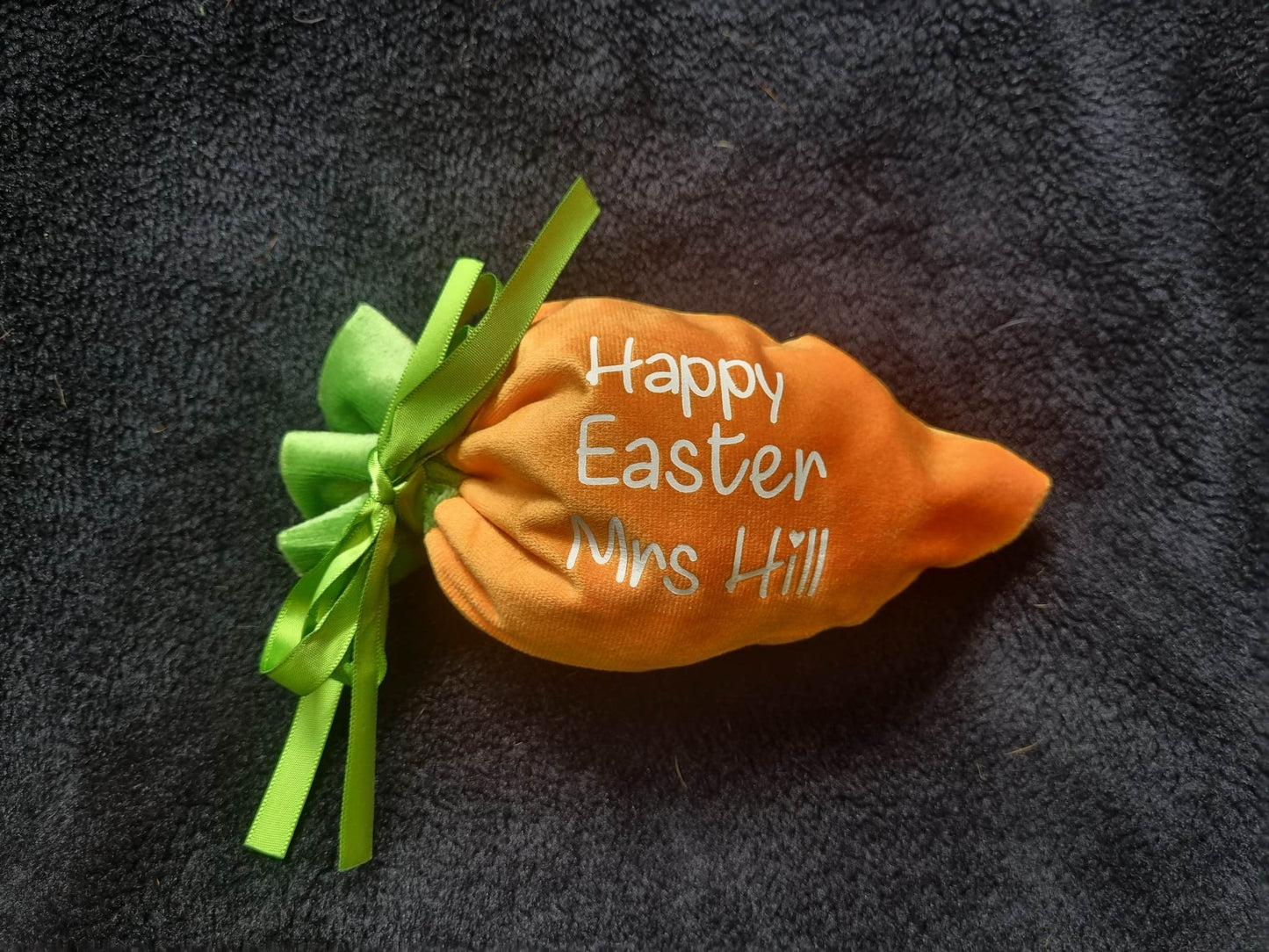 MASSIVE 15% OFF Personlaised Easter Carrot Bag