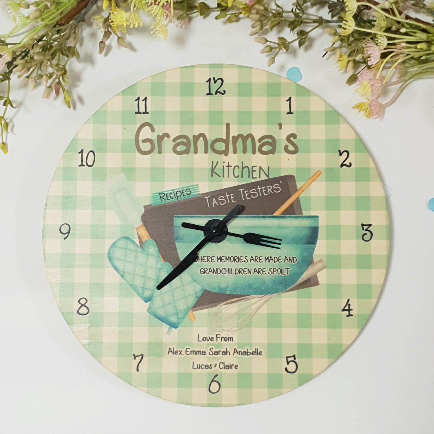 On Sale Limited Time Only - Personalised Clocks for her