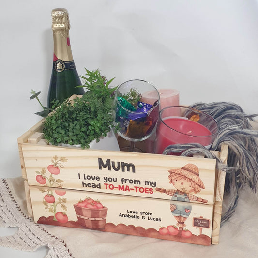 Personalised Crates idea for Mother's Day
