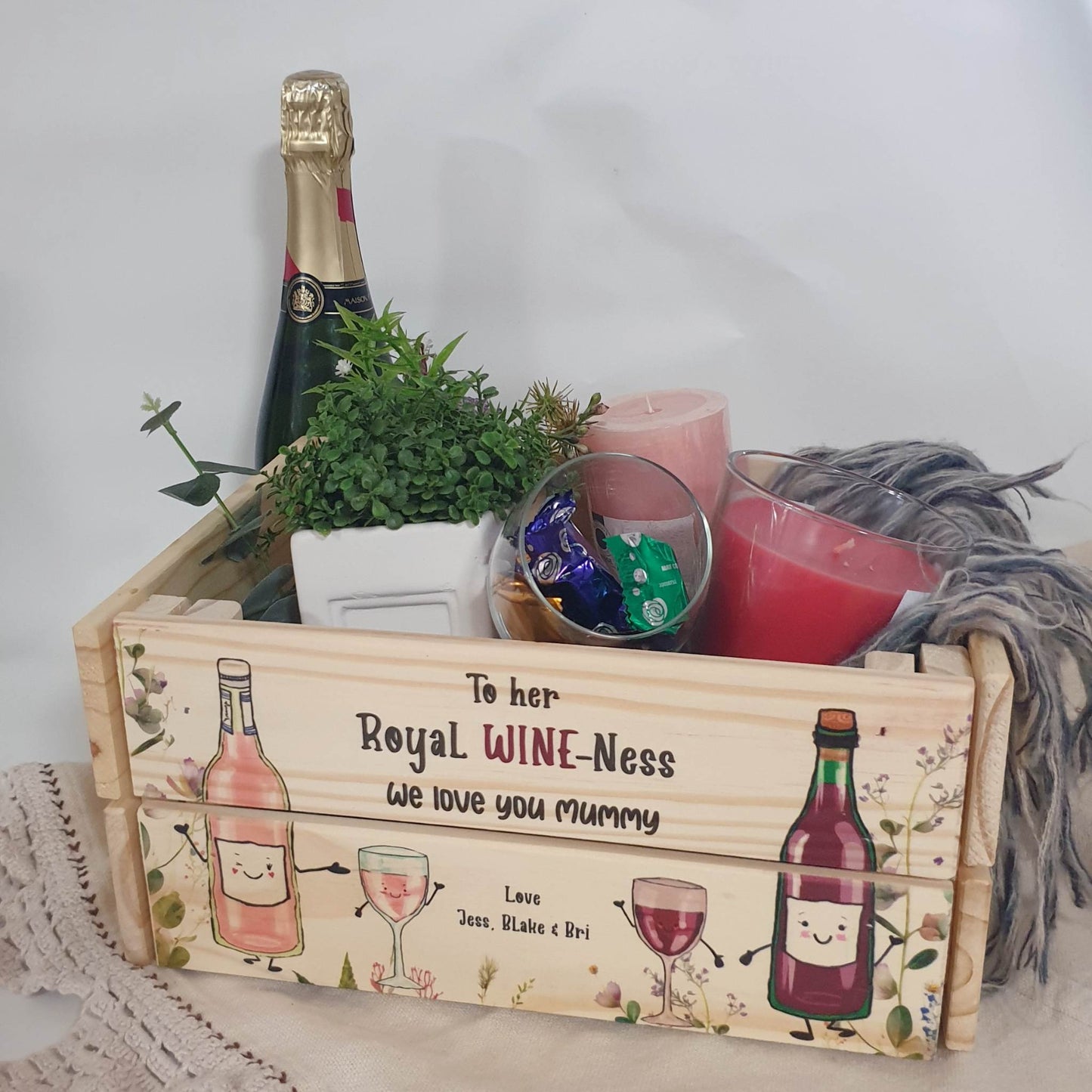Personalised Crates idea for Mother's Day