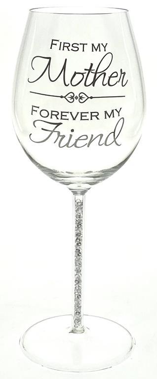 First my mother wine glass