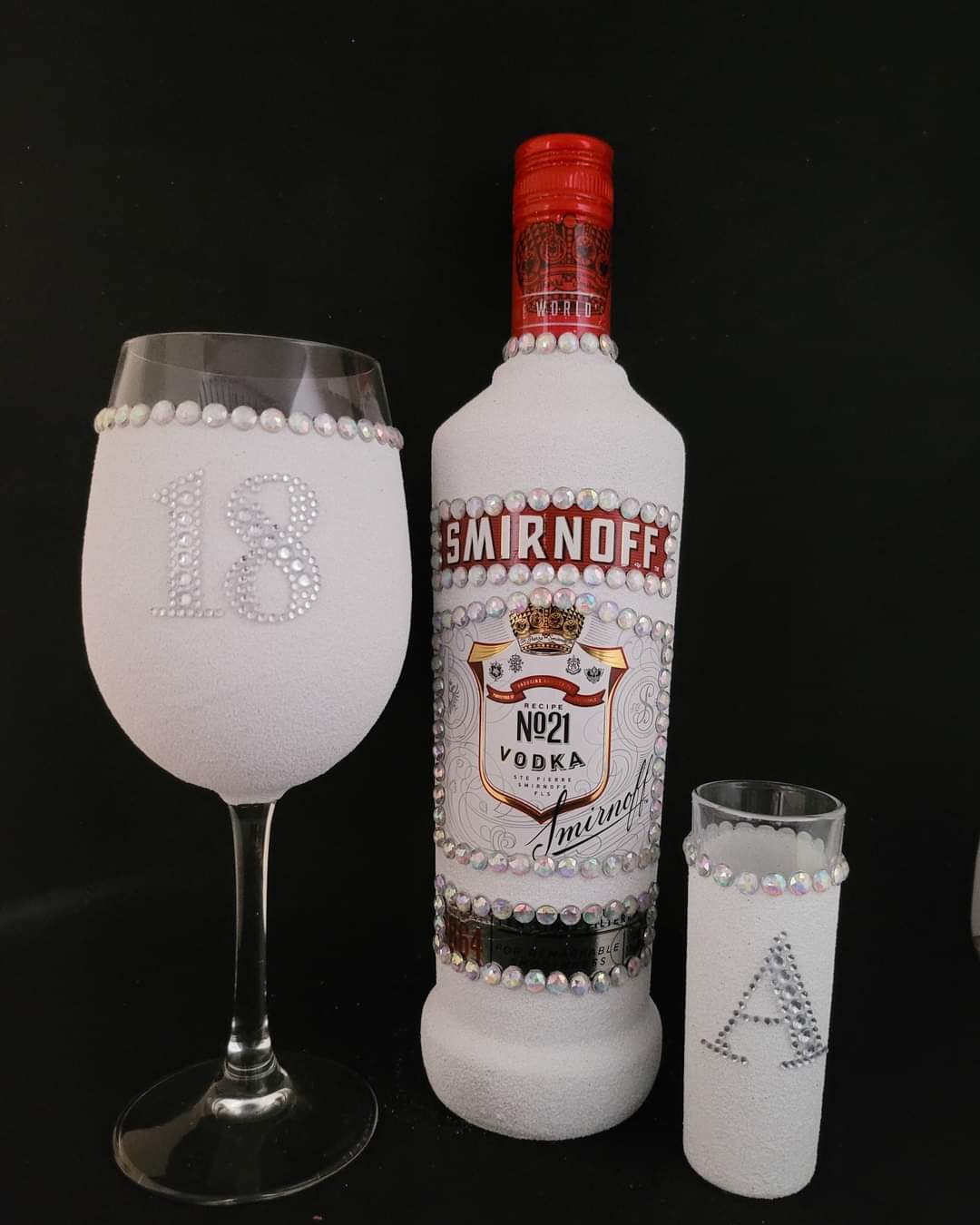 Vodka, Glass & Shot Glass