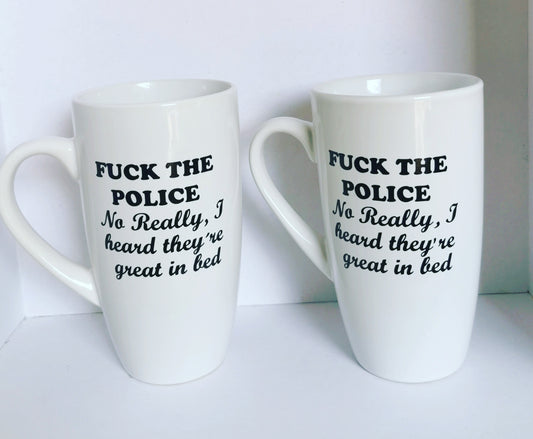 Fuck the police mug price per mug