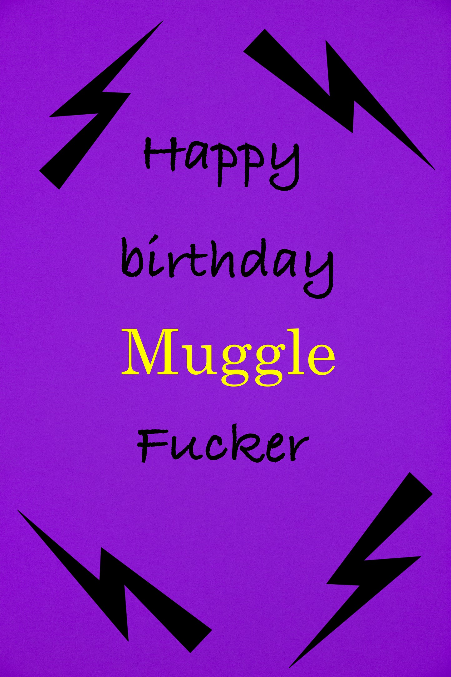 Muggle fucker, Greeting Card