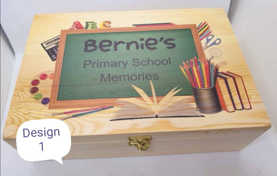 SCHOOL KEEPSAKE BOXES