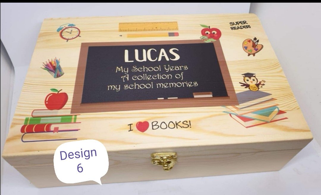 SCHOOL KEEPSAKE BOXES