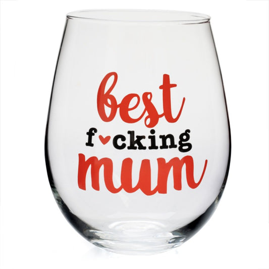 Premade - Best F*cking Mum Stemless glass
