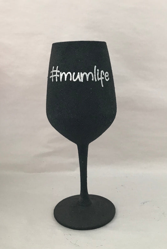 Pre made full black glitter #mumlife