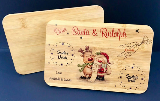 Santa and Rudolph board