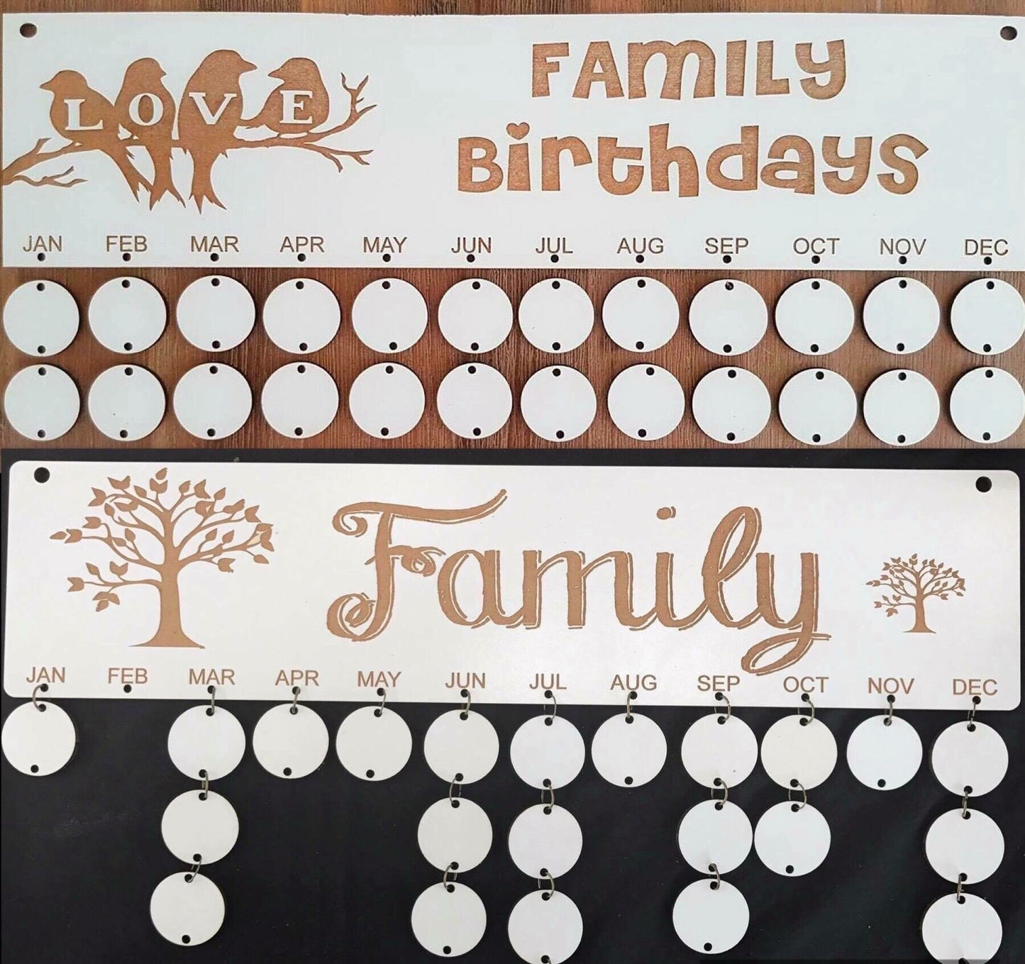 Pre Made - Family Birthdays Calendar