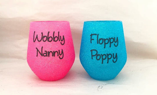 Wobbly nanny and floppy poppy glasses