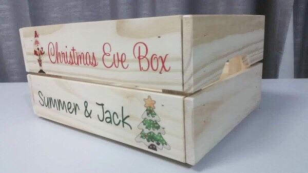 Personalised Christmas Eve crates
