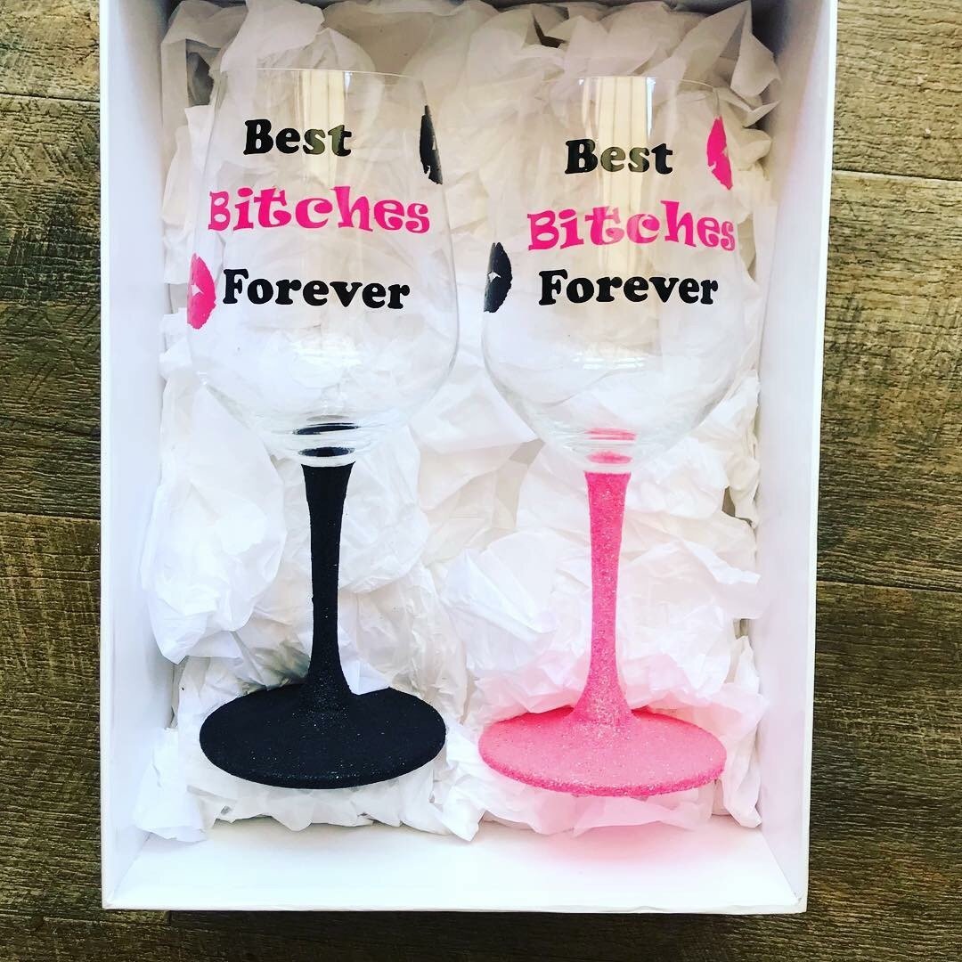 Best Bitches Forever wine sets