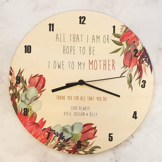 SAVE SAVE SAVE Personalised Clocks