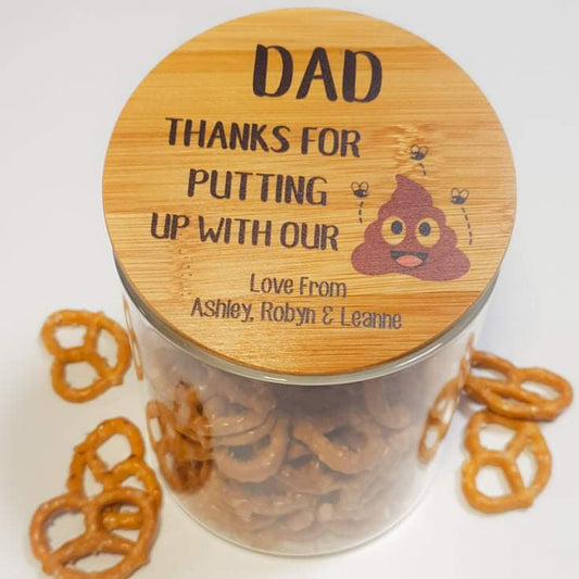 Putting up with our - Father's day Jars